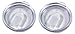 Spill Resistant Clear Yeti Compatible Tumbler Lids Featuring Slide-Lock Closure (2 pack), Compatible with 30-Ounce YETI Ramblers and RTIC (2 pack)