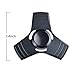 Fidget Spinner Toy Stress Reducer, DIKE Hand Spinner ADHD Fidget Toys, Relieves Anxiety, Boredom, Autism, ADHD, ADD, EDC Focus Toy for Kids & Adult (Black)