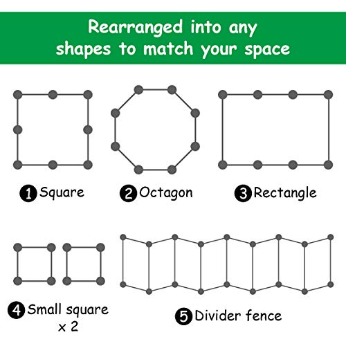 Giantex 40 Inch Dog Fence With Door 16 8 Panels Dog Playpen For giantex-40-inch-dog-fence-with-door-16-8-panels-dog-playpen-for