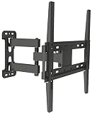 Husky Mounts for Most 32-55 Inch Full Motion TV Wall Mount Articulating Tilt Swivel Heavy Duty Corner Friendly Bracket. up to VESA 400x400 (16"x16") 77 Lbs Capacity. with 14 1/2" Extension