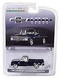 1967 Chevrolet C-10 Performance Centennial Edition Pickup Truck Metallic Dark Blue 1/64 Diecast Model Car by Greenlight 29974