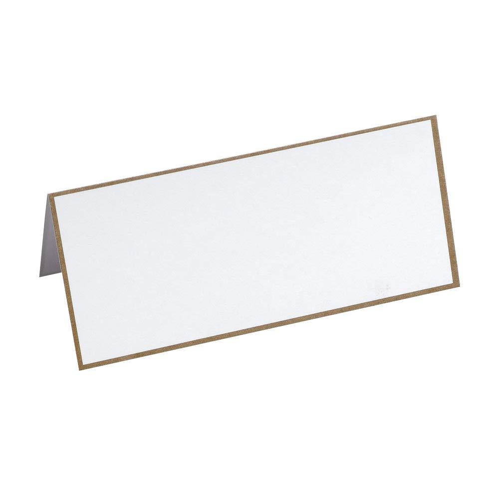Lalo 33704L - Velin De France. Pack of 50 gold-edged folded easels paper. Size: 4.4x9.6 cm 320g. French Vellum. White. Lined. Correspondence. Made in France