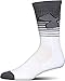 Under Armour Men's Phenom Logo Crew Socks, 3-Pairs, Steel Grey, Medium