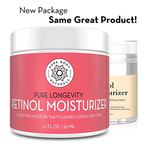 Retinol Moisturizer Cream for Face, Age Defying for Wrinkles and Lines by Pure Body Naturals - Thumbnail 5