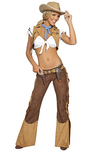Sexy Deluxe Rodeo Cowgirl Halloween Costume