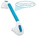 Jumbl Bath and Shower Suction Cup Grab Bar, Handle - Provides Safe Grip for Bath & Shower, 17-Inches, 2 Count (Renewed)