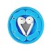 MAIRUI Wired Earbud Case Earphone Headphone Cord Organizer Earbuds Wrap Soft Silicone Magnetic Holder Storage Tangle Free Cable Winder(Blue)