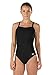 Speedo Women's Swimsuit One Piece Endurance+ Flyback Solid Adult Team Colors,Black/Black,36