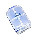 JapanBargain Folca Compact Pill Case 8 Compartments, Blue