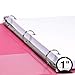 Samsill Earth’s Choice Biobased 3 Ring View Binders, 1 Inch Round Ring, Up to 25% Plant Based Plastic, USDA Certified Biobased, Eco-Friendly, Pink