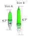 JSHANMEI 4pcs Fishing Light Green LED Underwater Super Waterproof Night Fishing Light Lure for Attracting Bait and Fish Deep Drop Underwater