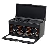 WOLF Roadster Triple Watch Winder with Storage