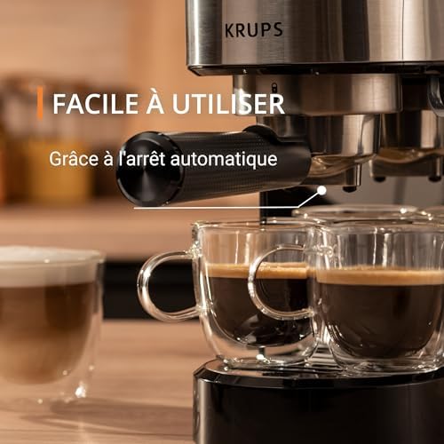 - Virtuoso Essential Machine expresso compacte Silver - 15 bars
