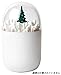 QUALY Winter Time Cotton Bud Holder, Unusual Home Decor, Centerpiece of Any Bathroom or Bedroom, Unique Cotton Buds Dispenser