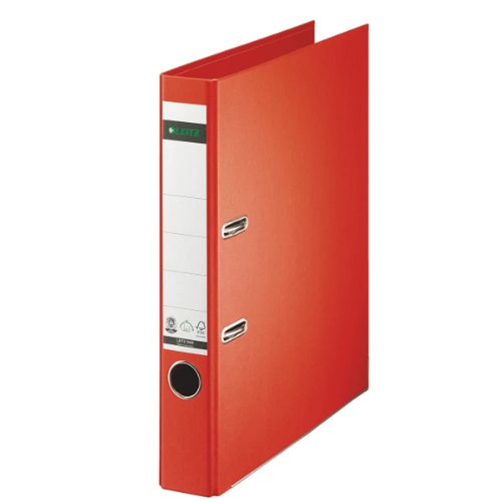 Leitz Quality-Vollpapier Folder 180° - Parent ASIN - DE (4) Slim Light red