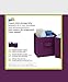 Honey-Can-Do SFT-02088 Mini Soft Fabric Storage Bin, 2-Pack, Purple, 7 by 7 by 5.75-Inch