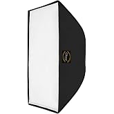 Glow QuadraPop 24X34 Portable Softbox | Includes bracket, diffusers and case for lighting, diffusion and travel