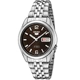 Seiko Men’s SNK391K Seiko 5 Automatic Brown Dial Stainless Steel Watch, Watch Central