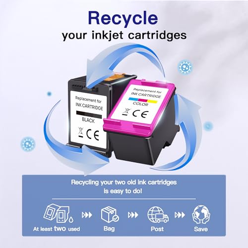 PG-575XL CL-576XL Printer Cartridges Multipack 575 XL 576 XL Ink Cartridge for Canon 575 576 Cartridges 575XL 576XL PG575 CL576 for Canon Pixma TS3550i TS3551i TR4750i TR4751i Cartridges (Black, Colour)