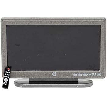 American Heritage Industries TV for Dollhouse- Dollhouse TV at 1:12 Size, Mini Television for Your Mini Dollhouse Furniture