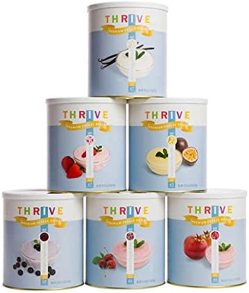 Thrive 275 Total Servings of Yogurt Bites Emergency Food Kit by Shelf Reliance Long Term Food Storage