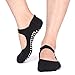 Yoga Socks Non Slip Skid Pilates Ballet Barre with Grips Cotton For Women Men