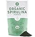 Neurogan Spirulina Powder Organic - 16 oz, Nutrient Dense Superfood, Packed with Vegan Protein, Essential Amino Acids, Fiber, Vitamins & Minerals - Non-Irradiated, Non-GMO, Vegan, 100% Raw & Pure