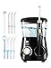 Habor Water Flosser, 600mL 8 Jet Tips FDA Oral Irrigator, 70db Quiet 10 Pressure Electric Dental Flosser, Gum Flosser for Teeth and Braces (1700 Pulses,Home Use)