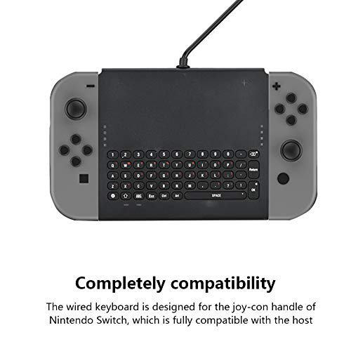 ASHATA Keyboard for Nintendo Switch, 4.85.5V USB/TypeC Interface