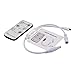 LEDMO Mini Remote Controller for Single Color LED Strip lights, Wireless IR Dimmer for 12V DC LED Strips