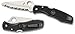 Spyderco Pacific Salt Lightweight Folding Knife - Black FRN Handle with SpyderEdge, Hollow Grind, H-1 Steel Blade and Back Lock - C91SBK