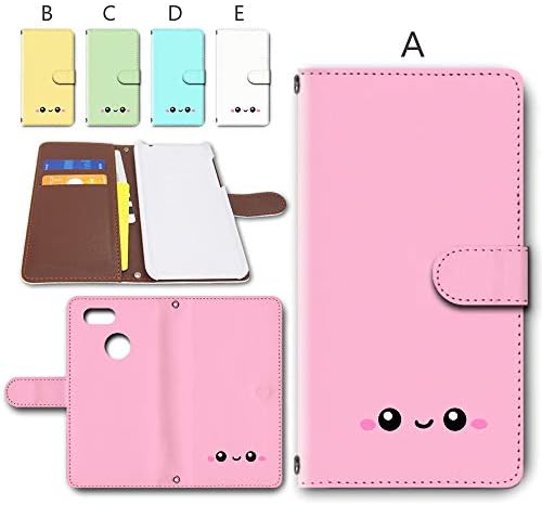 Amazon Co Jp Google Pixel3 専用 手帳型 スマホケース レザー製 カバー カメラ穴搭載 カワイイ顔 ワンポイント デザインa ピンク 桃色 ピクセル スリー グーグル Dc 7 家電 カメラ
