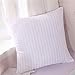 FabricMCC Square Pillow Inserts 18x18, Poly White Sham Hypoallergenic Stuffer Pillow Insert Sham