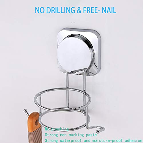 ☀ Dergo ☀Wall Hair Dryer Holder Curling Iron Stand Styling Tools Storage Organizer Rack
