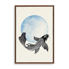 signwin Framed Canvas Wall Art Modern Geometric Pattern...