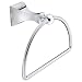 Moen DN8386CH Retreat Collection Bathroom Hand Towel Ring with Hardware, Chrome