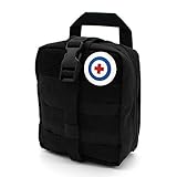 Luminary Lifesaver First Aid Kit Stocked IFAK MOLLE Compatible Breakaway Pouch Ideal for EDC Emergency Kit Outdoor Camping Hiking Car Travel Home or Survival