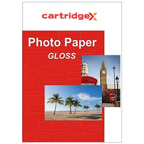 Cartridgex 100 Sheets 6x4 Gloss 260gsm Photo Paper Replacement for Inkjet Printer