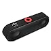 NBY Portable Wireless Bluetooth Speakers,Stereo Speaker Built-in Mic FM Radio Super Bass Support Micro TF Card/USB Input/AUX Line-In, Compatible with iPad/iPhone/Samsung and More (Black)