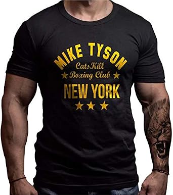 59 Mike Tyson Boxing Tshirt Black: Amazon.co.uk: Clothing