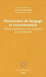 Destruction de langage et reconstruction