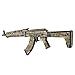 GunSkins AK-47 Rifle Skin Camouflage Kit DIY Vinyl Wrap with precut Pieces (A-TACS FG)