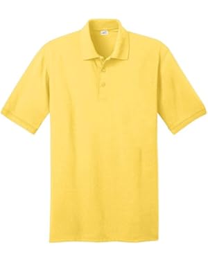 Men's Short-Sleeve Polo Shirts in 21 Colors. Sizes XS-6XL
