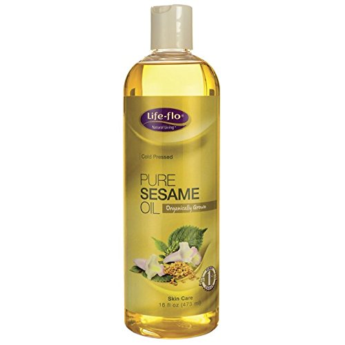 Reines Sesamöl, Hautpflege, 16 Flüssigunzen (473 ml) - Das Leben Flo Gesundheit