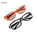 uxcell 3D Clip-on Glasses Set for Movies/Cinema Compatible with Reald Cinema 2xAdults Sized and 2xChildren Sizedthumb 1