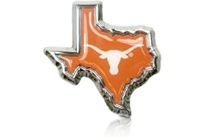 SKINMED University of Texas Logo in TX shape Metal Car Emblem