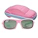 Polarized Sports Sunglasses for Kids Age 3-10, Soft Rubber, with Sunglasses Case