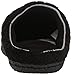 Dearfoams Women's Quilted Microfiber Terry Clog Slipper, Black, Medium/7-8 M US