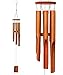 Zween Bamboo Wind Chimes for Outdoor and Indoor - Wooden Wind Chime with Amazing Deep Tone for Patio, Garden or Indoor Décor - Windchimes for Relaxation, Grace, Memorial of a Loved One or Sympathy