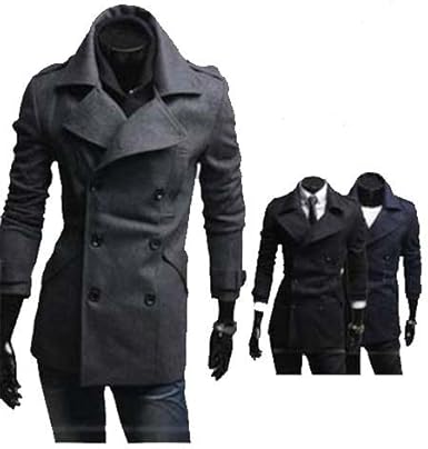 Amazon ハーフトレンチコート メンズ ジャケットパーカー フォーマル スーツ ダブル 細身 防寒ハーフトレンチコート Xl ネイビー 並行輸入品 トレーナー パーカー 通販